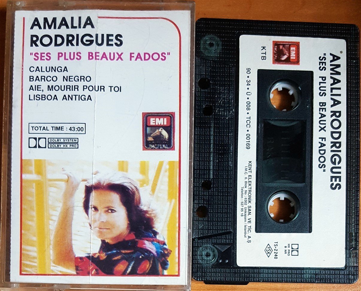 AMALIA RODRIGUES - SES PLUS BEAUX FADOS (1990) KENT KASET 2.EL