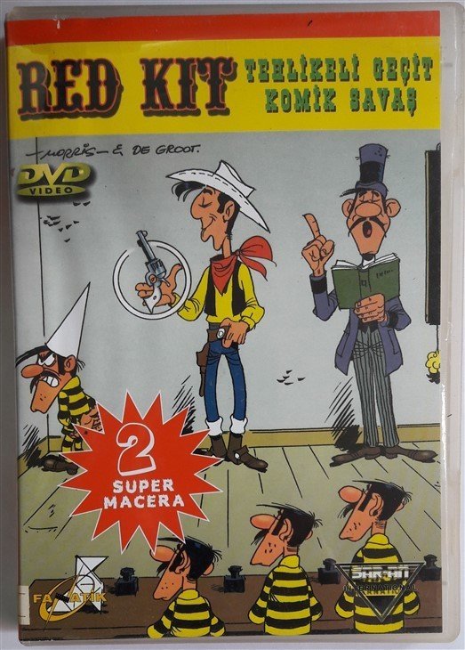 RED KIT TEHLİKELİ GEÇİT & KOMİK SAVAŞ - ANİMASYON - DVD 2.EL