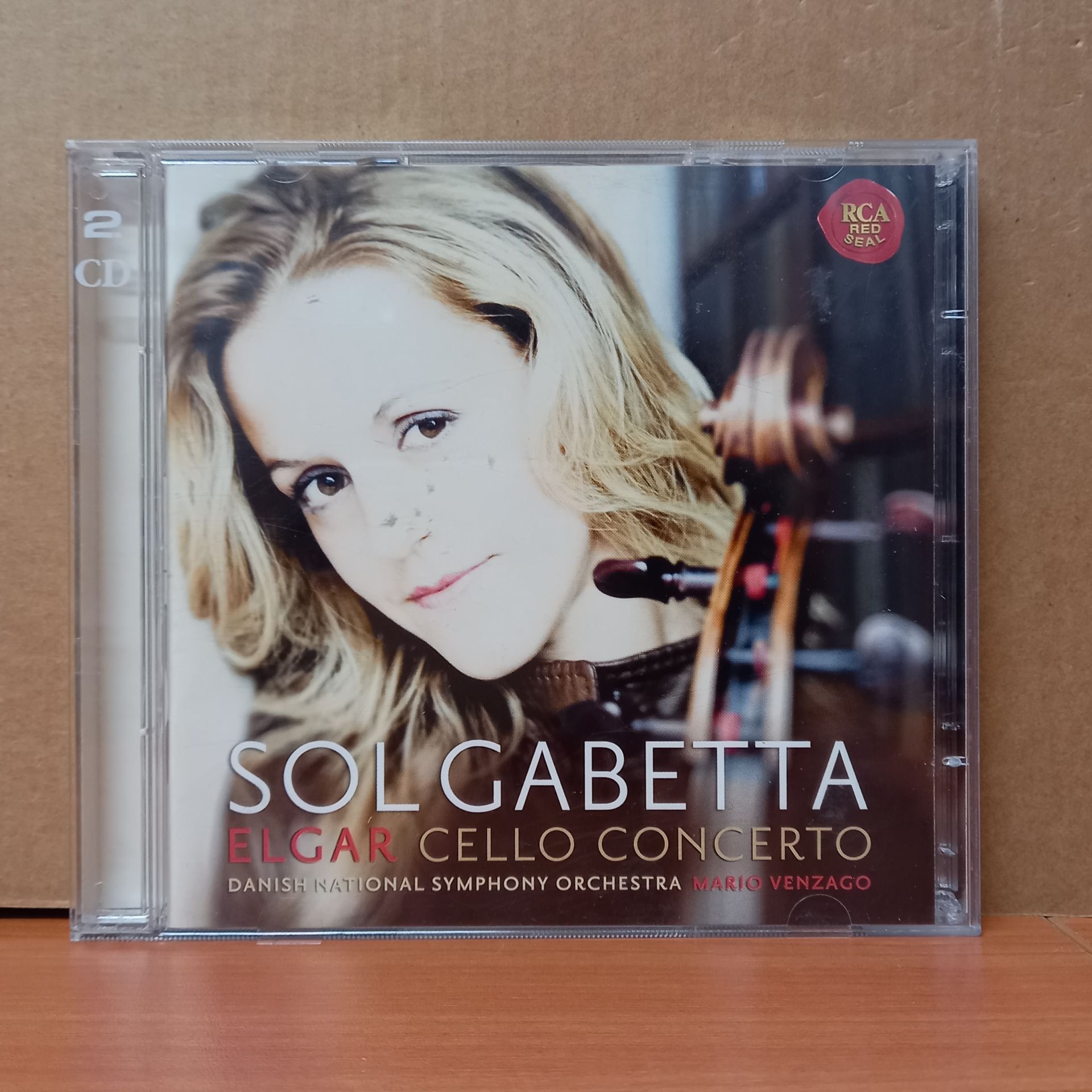 SOL GABETTA - ELGAR / CELLO CONCERTO / DANISH NATIONAL SYMPHONY ORCEHSTRA / MARIO VENZAGO (2010) - 2CD 2.EL