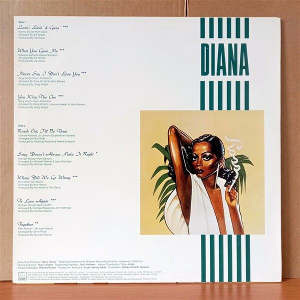 DIANA ROSS – ROSS (1978) - LP 2.EL PLAK