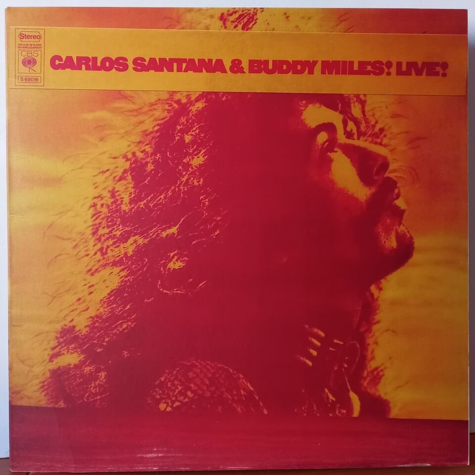 CARLOS SANTANA & BUDDY MILES – CARLOS SANTANA & BUDDY MILES! LIVE! (1976) - LP 2.EL PLAK