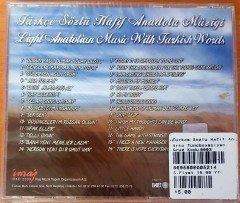ARTO TUNÇBOYACIYAN - TÜRKÇE SÖZLÜ HAFİF ANADOLU MÜZİĞİ / LIGHT ANATOLIAN MUSIC WITH TURKISH WORDS CD SIFIR