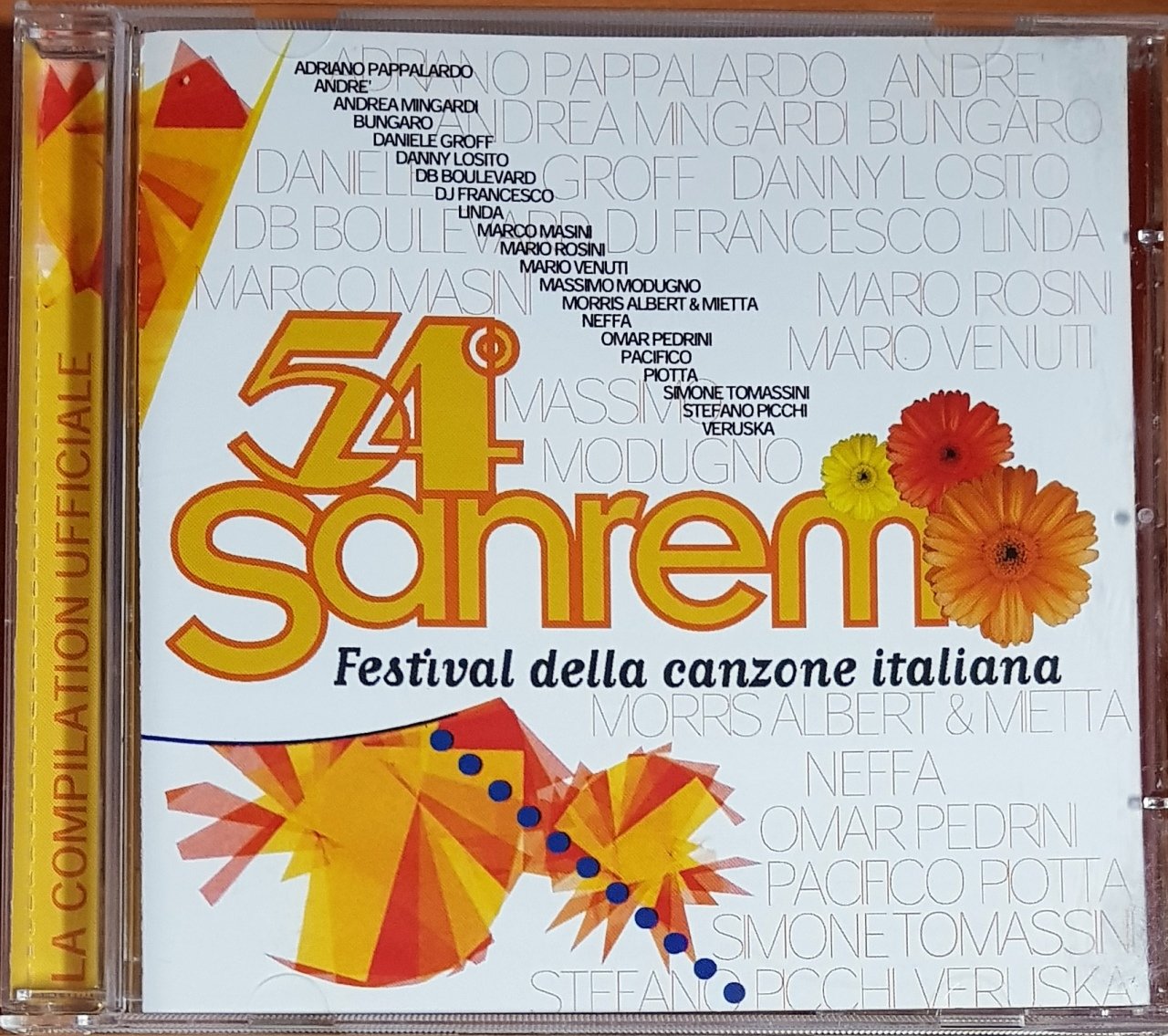 54. SANREMO FESTIVAL DELLA CANZONE ITALIANA / NEFFA, MARCO MASINI, PIOTTA, LINDA, BUNGARO, OMAR PEDRINI, VERUSKA (2004) RAI TRADE CD 2.EL