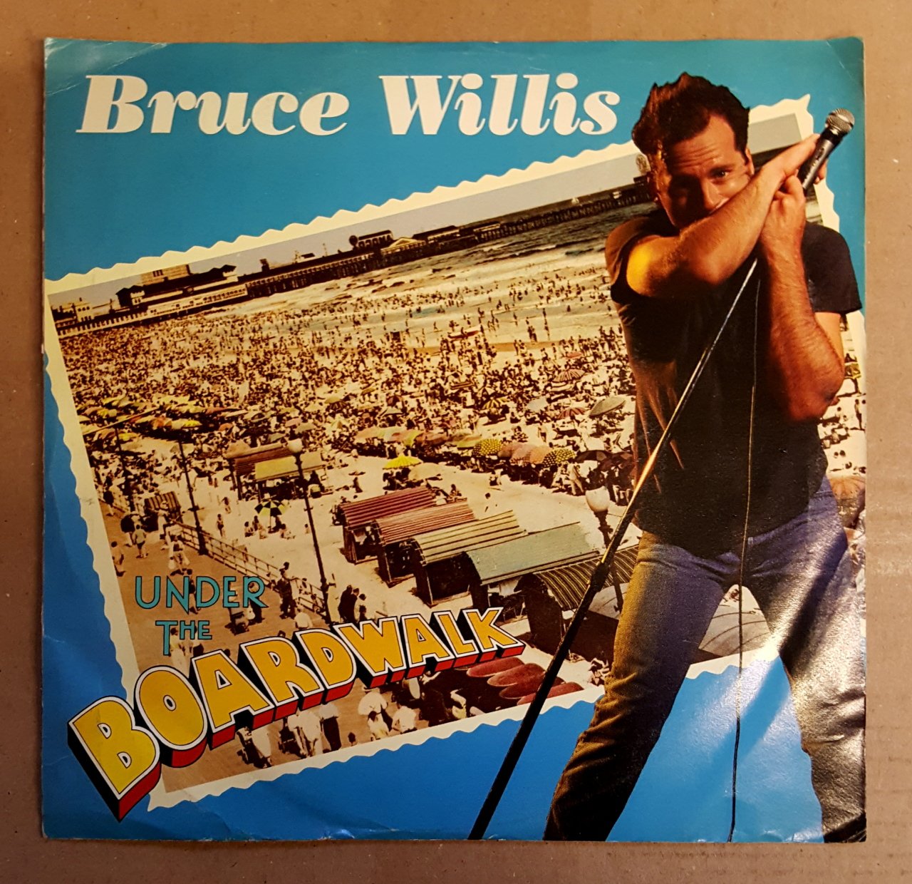 BRUCE WILLIS - UNDER THE BOARDWALK / JACKPOT (1987) - 7'' 45 DEVİR 2.EL PLAK