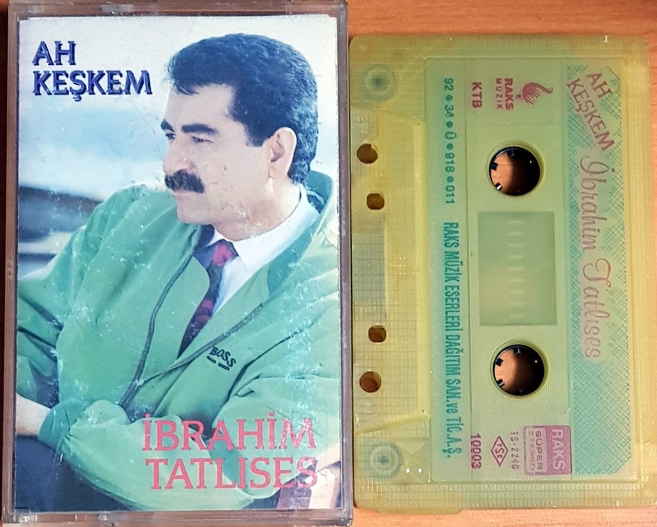 İBRAHİM TATLISES - AH KEŞKEM (1992) RAKS MÜZİK KASET 2.EL