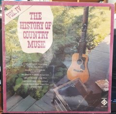 THE HISTORY OF COUNTRY MUSIC VOL.IV (1973) - DÖNEM BASKISI PLAK SIFIR
