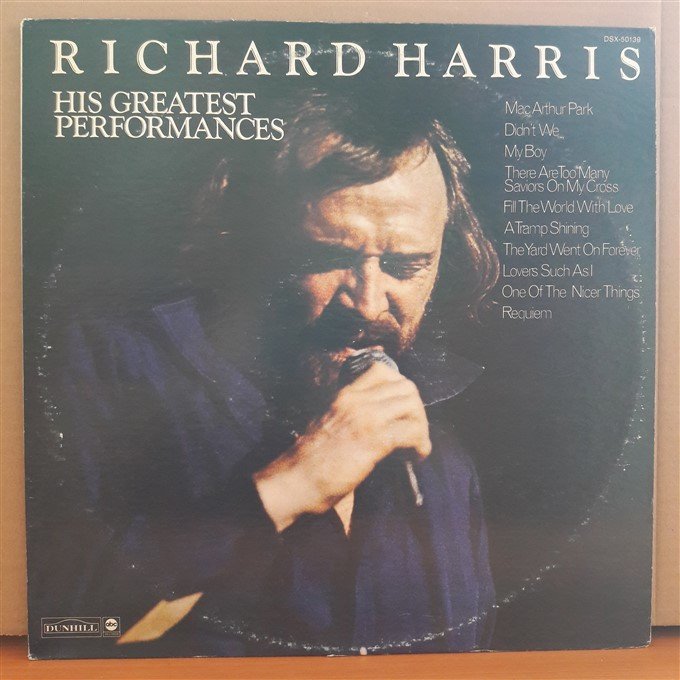 RICHARD HARRIS - HIS GREATEST PERFORMANCES (1973) - LP 2.EL PLAK