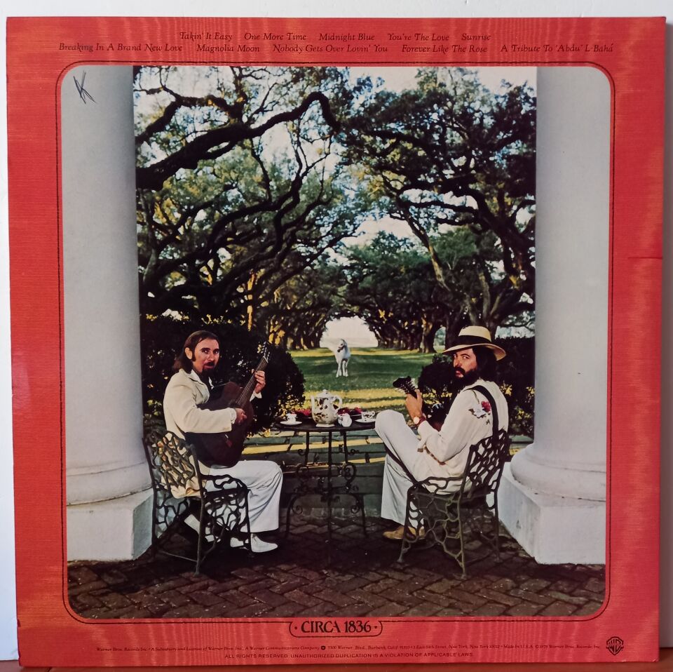 SEALS & CROFTS – TAKIN' IT EASY (1978) - LP 2.EL PLAK