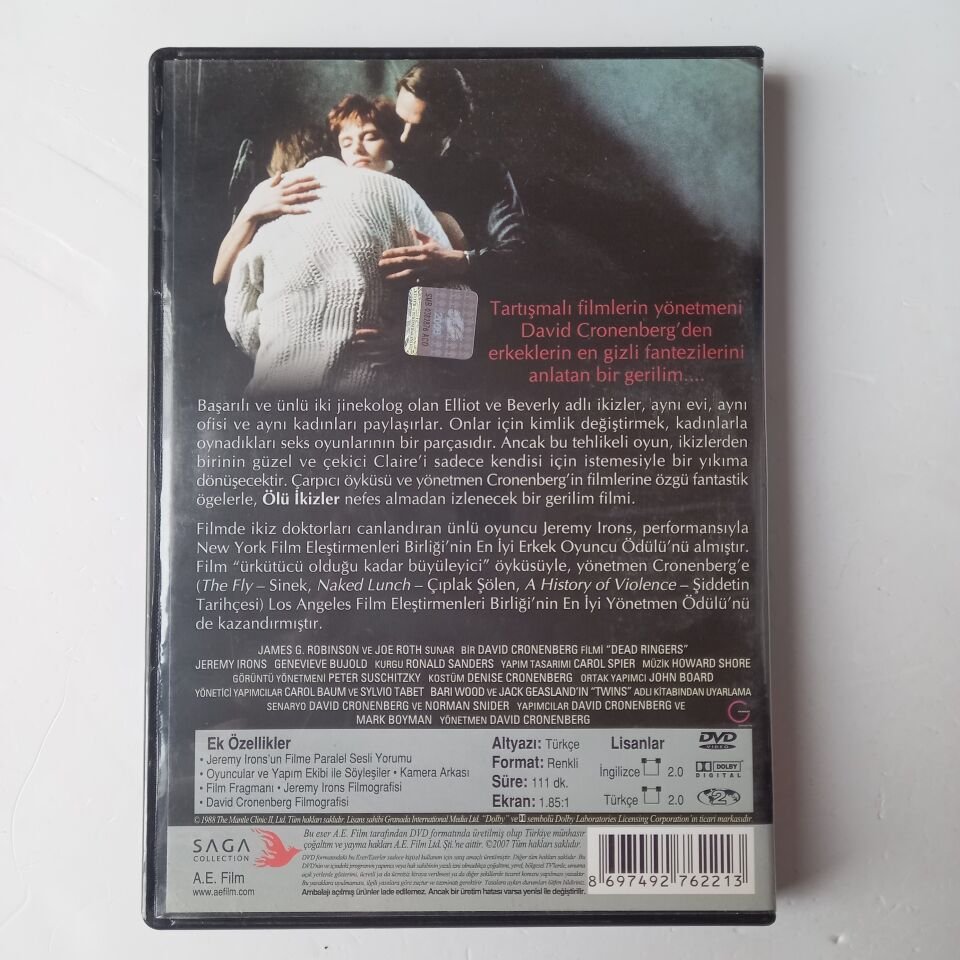 ÖLÜ İKİZLER - DEAD RINGERS - DAVID CRONENBERG - DVD 2.EL