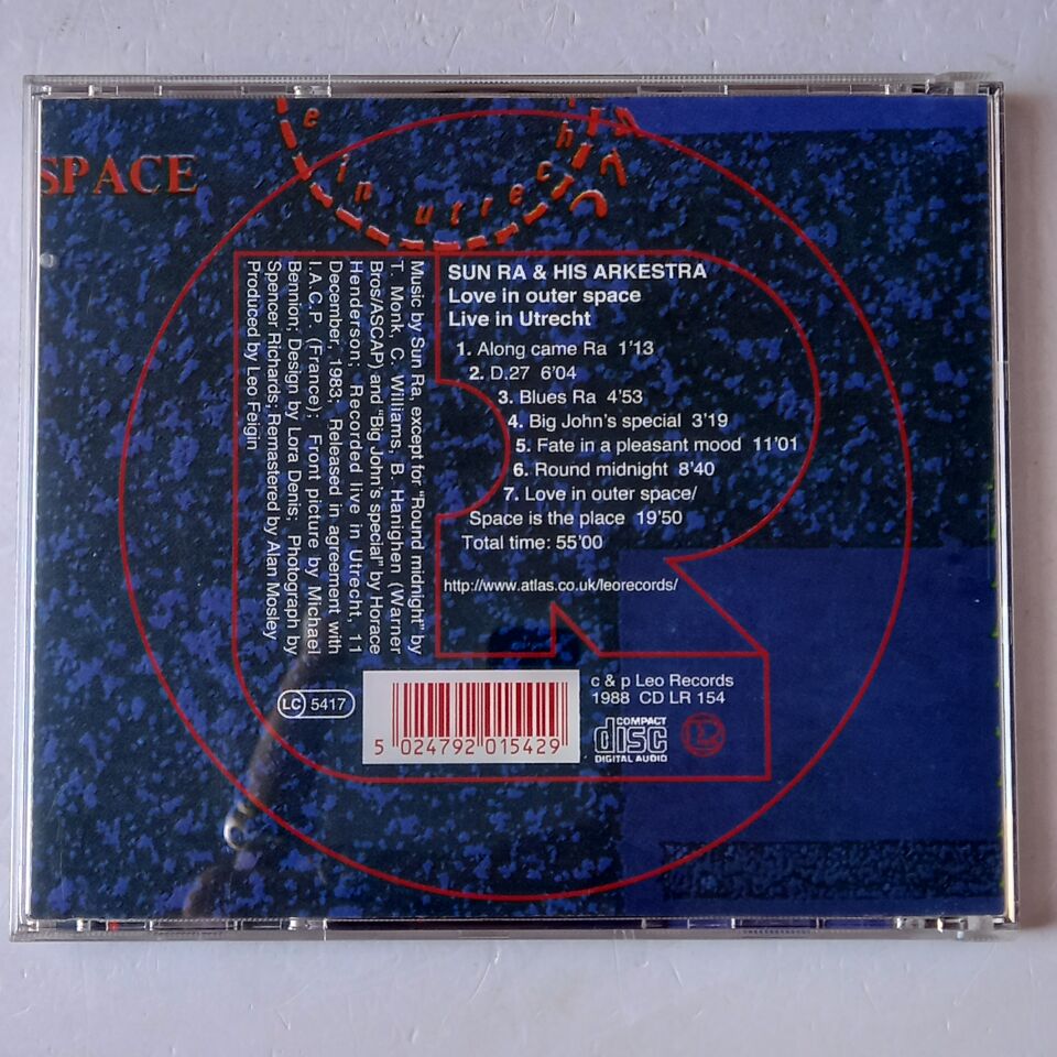 SUN RA AND HIS ARKESTRA – LOVE IN OUTER SPACE (1988) - CD REMASTERED REISSUE 2.EL