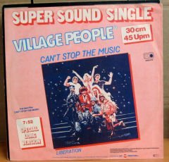 VILLAGE PEOPLE CAN'T STOP THE MUSIC 12'' MAXI SINGLE