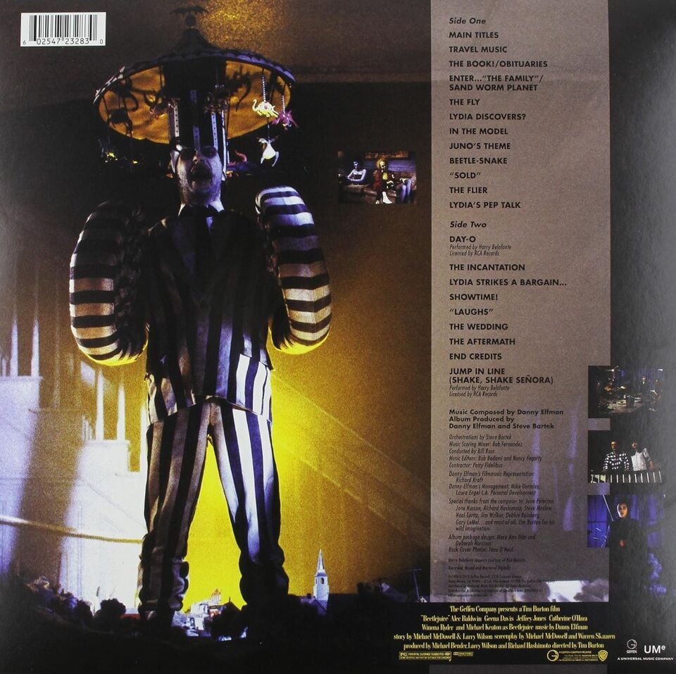 BEETLEJUICE - SOUNDTRACK / DANNY ELFMAN (1988) - LP 2015 EDITION SIFIR PLAK