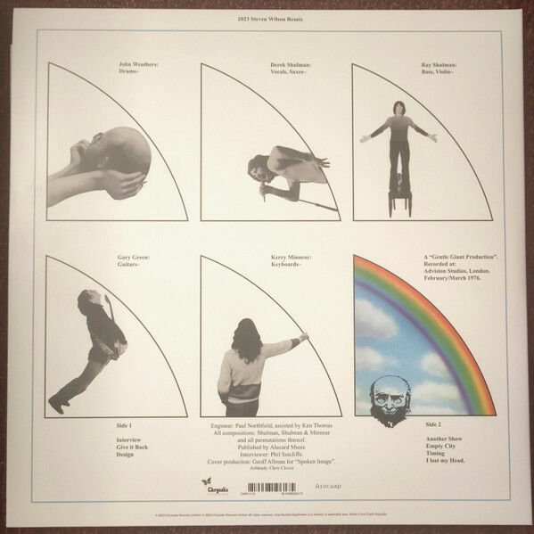 GENTLE GIANT - IN'TERVIEW (1976) - LP 180GR 2023 STEVEN WILSON REMIX EDITION SIFIR PLAK