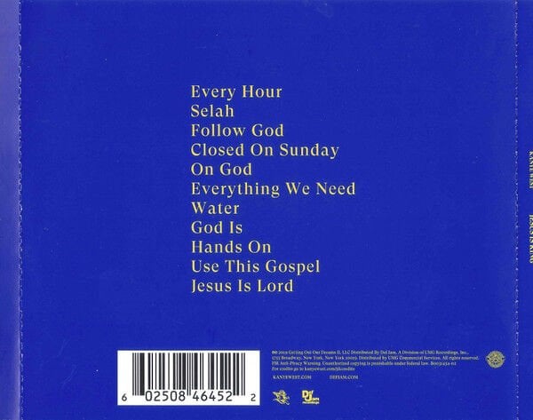 KANYE WEST – JESUS IS KING (2020) - CD JEWEL CASE AMBALAJINDA SIFIR