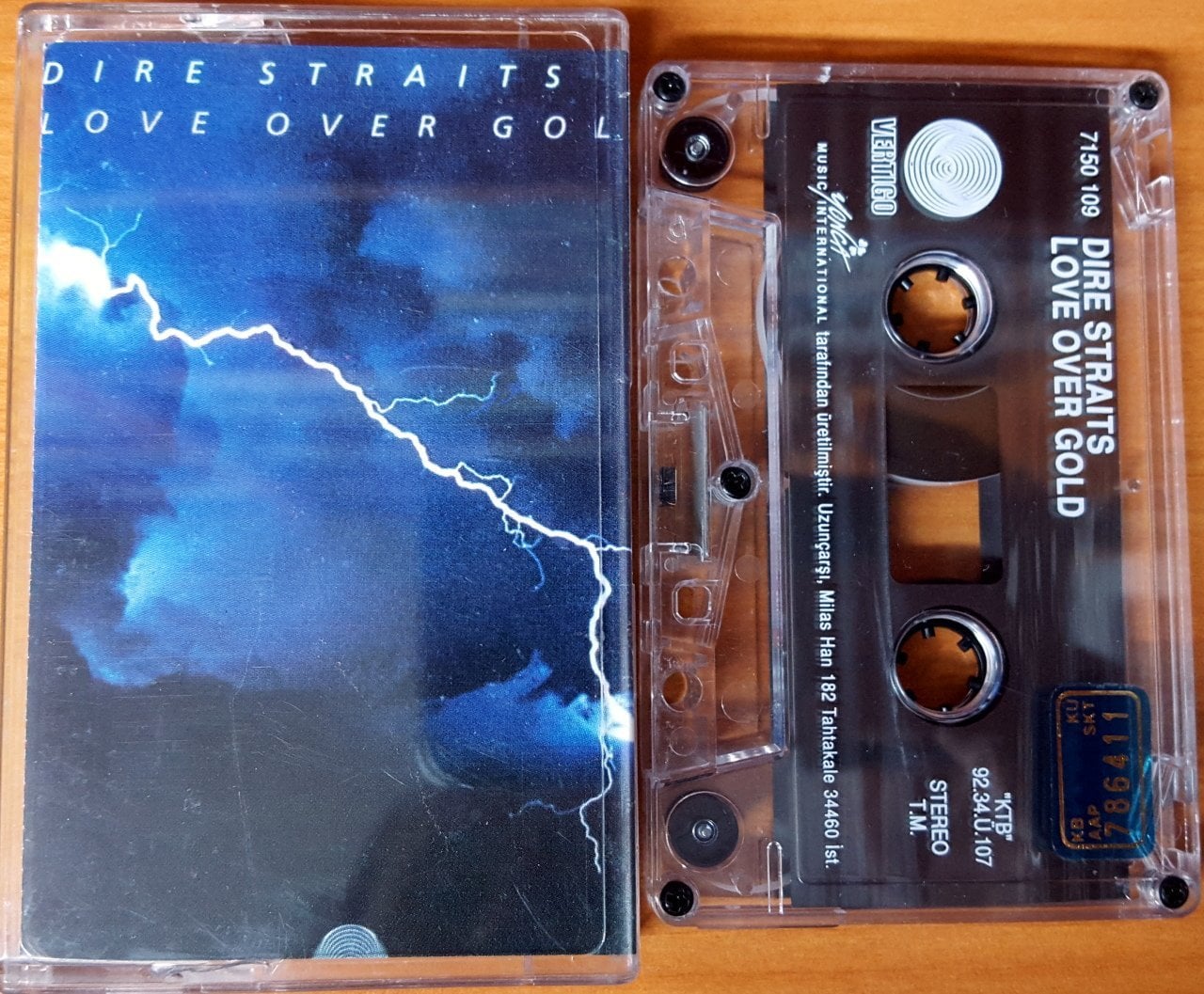 DIRE STRAITS - LOVE OVER GOLD (1992) YONCA CASSETTE MADE IN TURKEY ''USED''