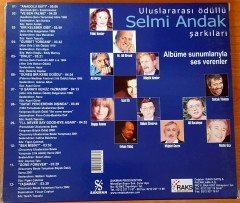 ULUSLARARASI ÖDÜLLÜ SELMİ ANDAK ŞARKILARI CD SIFIR