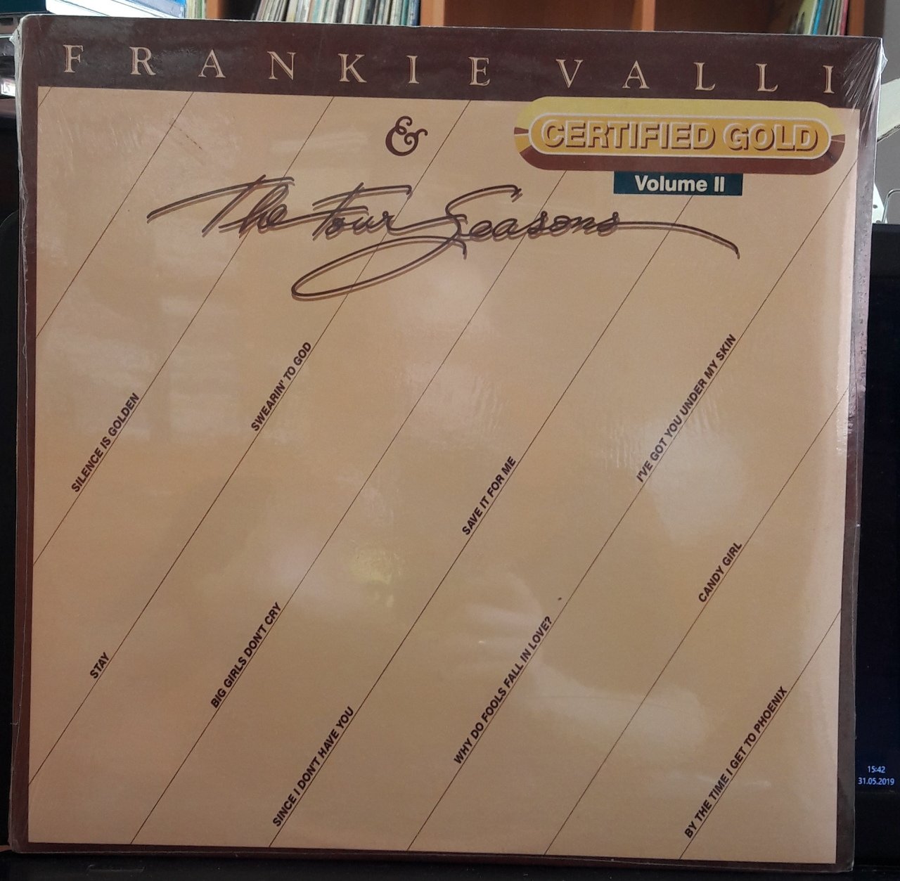 FRANKIE VALLI & THE FOUR SEASONS - CERTIFIED GOLD VOLUME II (1984) - DÖNEM BASKISI PLAK SIFIR