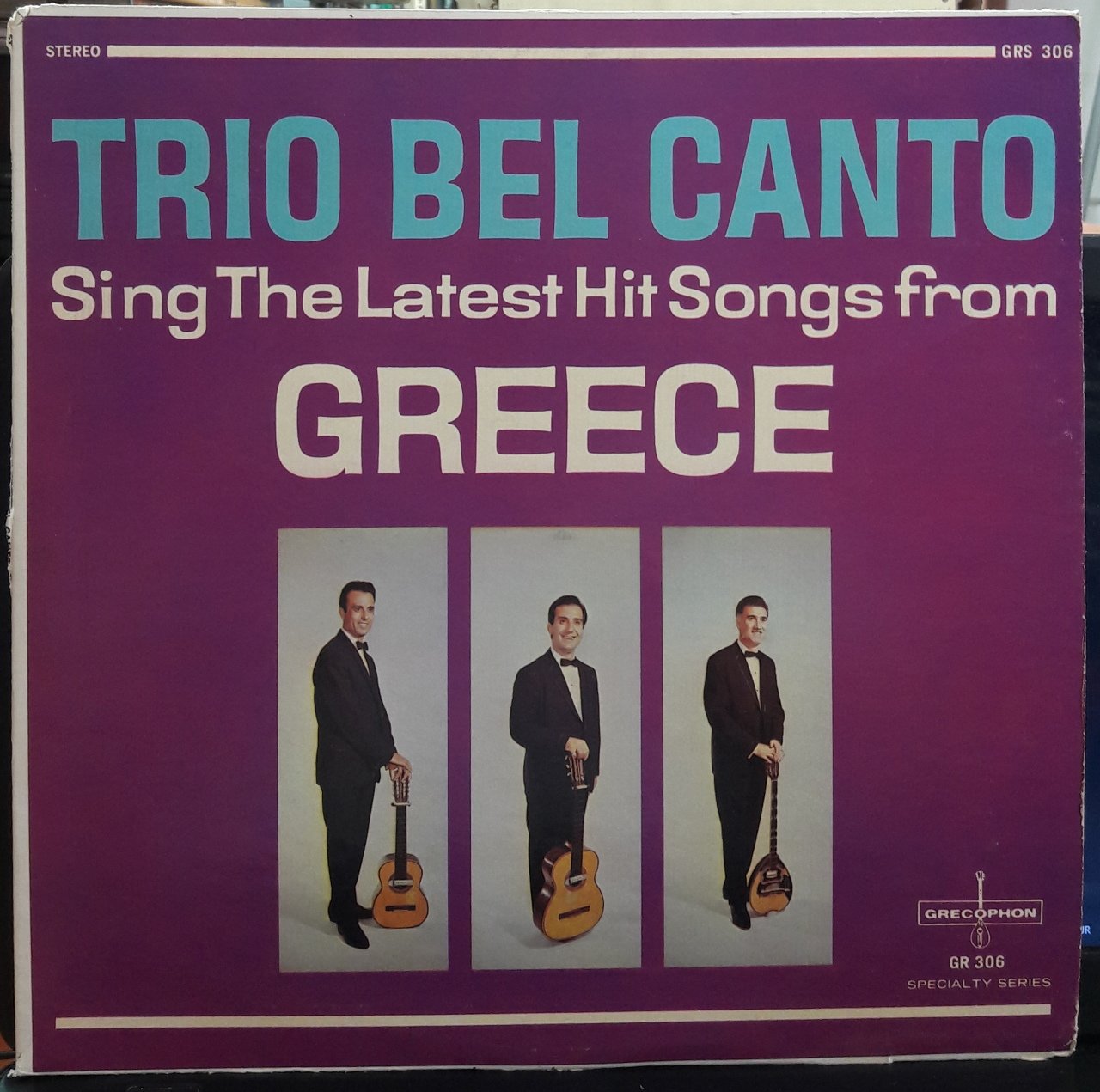 TRIO BEL CANTO - SING THE LATEST HIT SONGS FROM GREECE - PLAK 2.EL