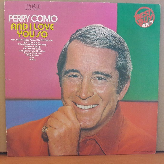 PERRY COMO - AND I LOVE YOU SO (1973) - LP 2.EL PLAK