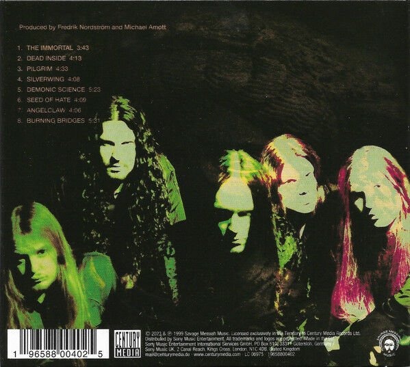 ARCH ENEMY - BURNING BRIDGES (1999) - CD 2023 REISSUE DIGIPACK AMBALAJINDA SIFIR