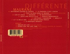 MAURANE - DIFFERENTE (1995) - CD PRANSIZCA / CHANSON 2.EL