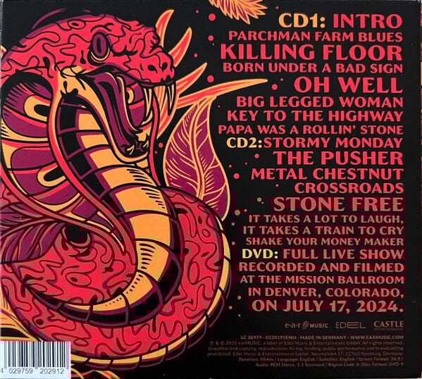 SLASH – LIVE AT THE S.E.R.P.E.N.T. FESTIVAL (2025) - 2CD+DVD DIGIPAK AMBALAJINDA SIFIR