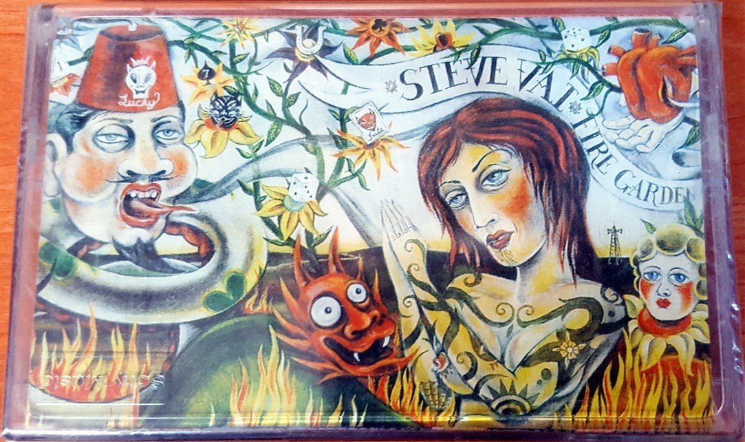 STEVE VAI - FIRE GARDEN CASSETTE MADE IN TURKEY ''NEW''