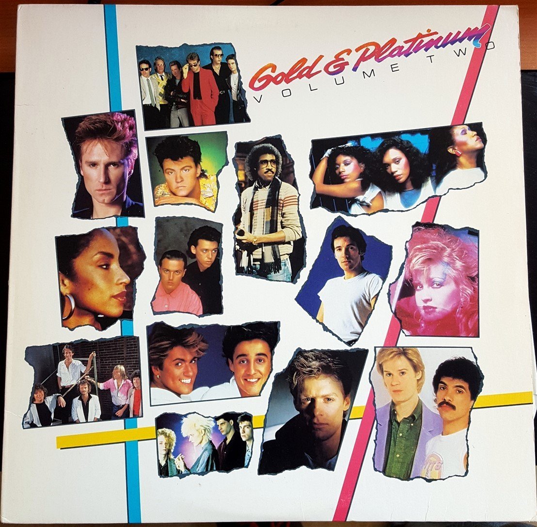 GOLD & PLATINUM - VOLUME TWO BRUCE SPRINGSTEEN BRYAN ADAMS TEARS FOR FEARS SADE WHAM! (1986) PLAK 2.EL
