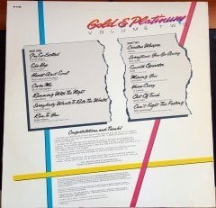 GOLD & PLATINUM - VOLUME TWO BRUCE SPRINGSTEEN BRYAN ADAMS TEARS FOR FEARS SADE WHAM! (1986) PLAK 2.EL