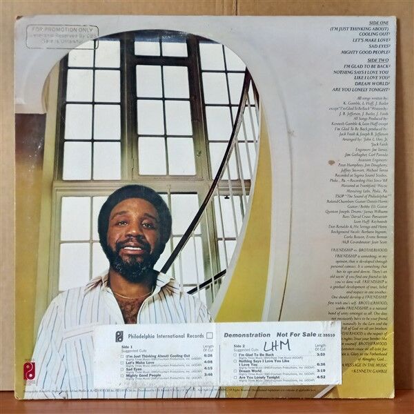 JERRY BUTLER – NOTHING SAYS I LOVE YOU LIKE I LOVE YOU (1978) - LP 2.EL PLAK