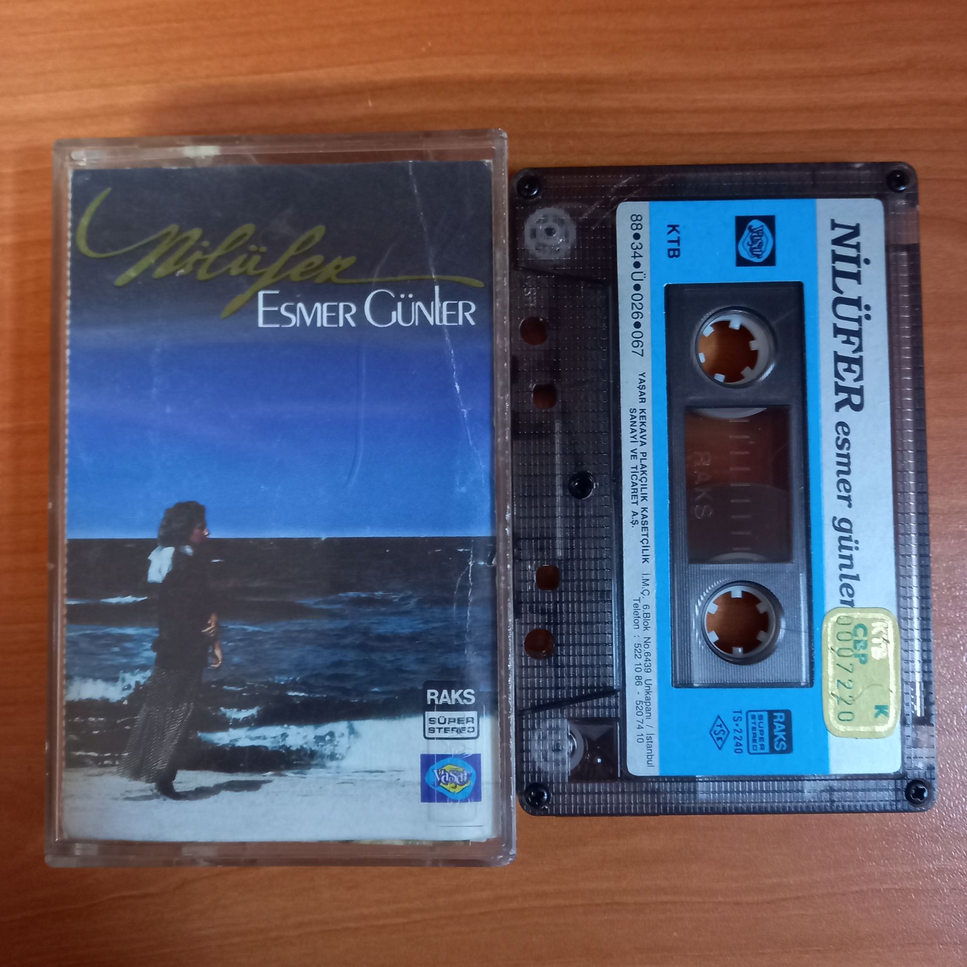 NİLÜFER - ESMER GÜNLER (1988) - KASET 2.EL