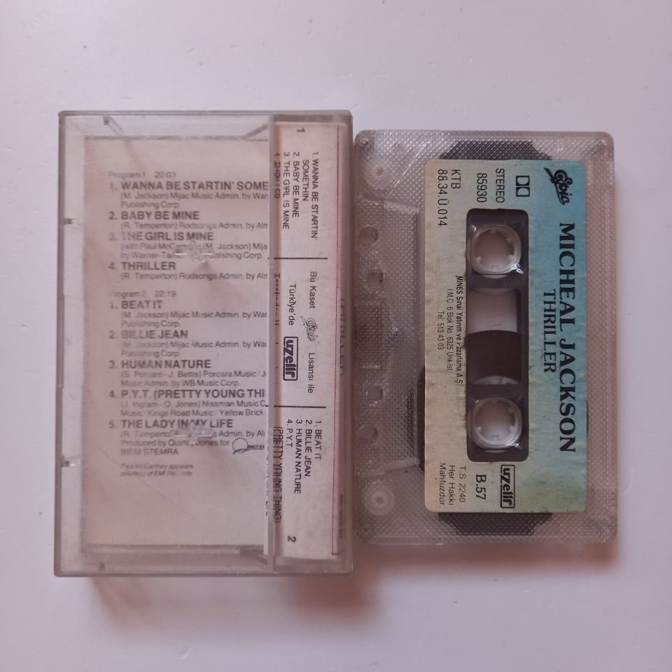 MICHAEL JACKSON - THRILLER (1988) - KASET 2.EL