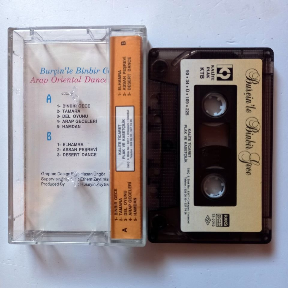 BURÇİN - BURÇİN\'LE BİNBİR GECE (1990) - KASET 2.EL