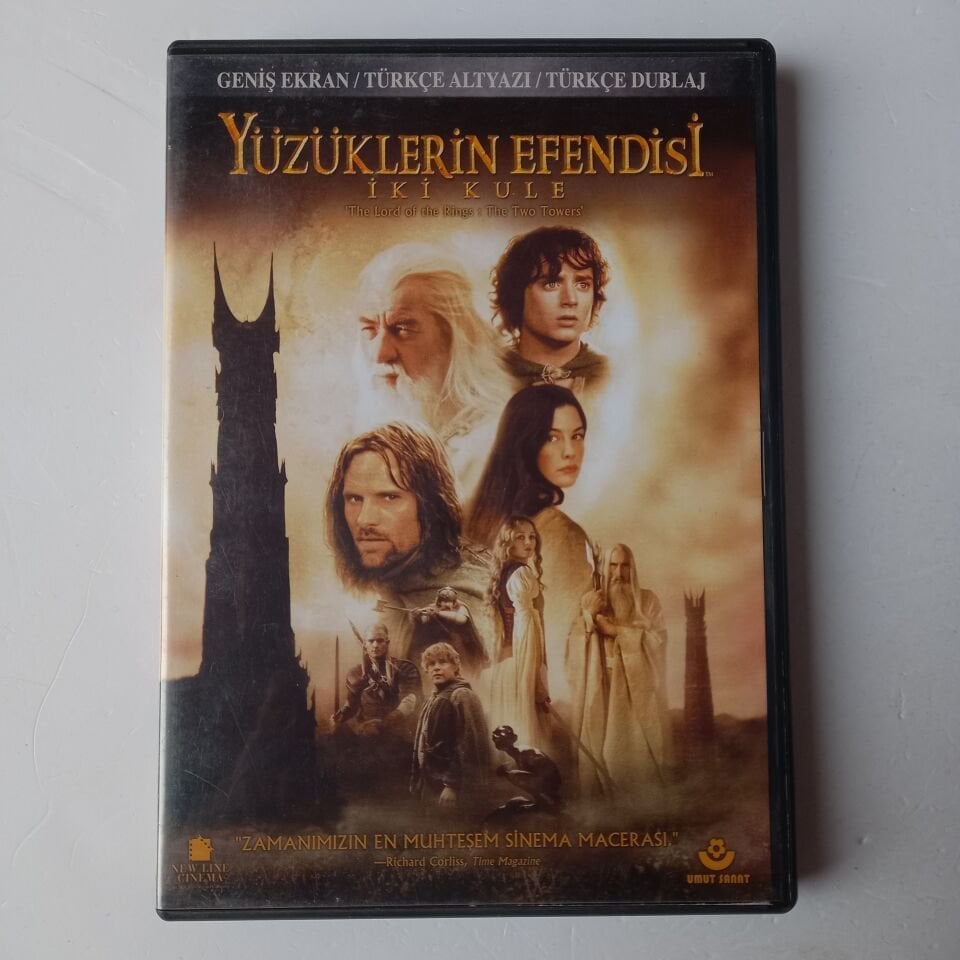YÜZÜKLERİN EFENDİSİ İKİ KULE - LORD OF THE RINGS THE TWO TOWERS - 2DVD 2.EL