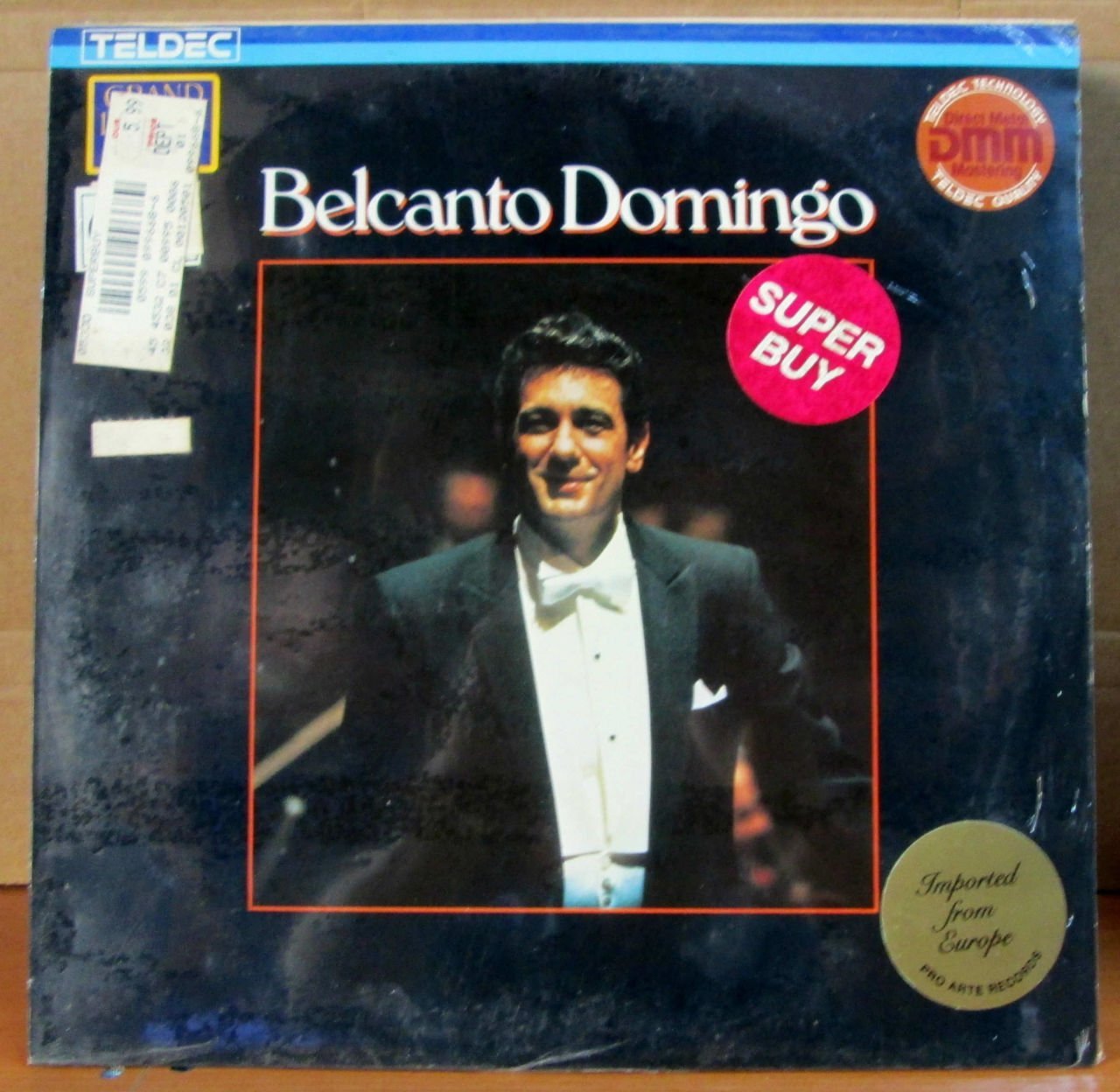 PLACIDO DOMINGO - BELCANTO DOMINGO LP SFR