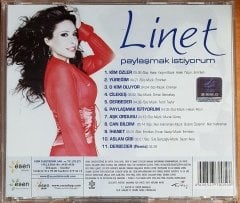LİNET - PAYLAŞMAK İSTİYORUM (2009) İMZALI ESEN MÜZİK CD 2.EL