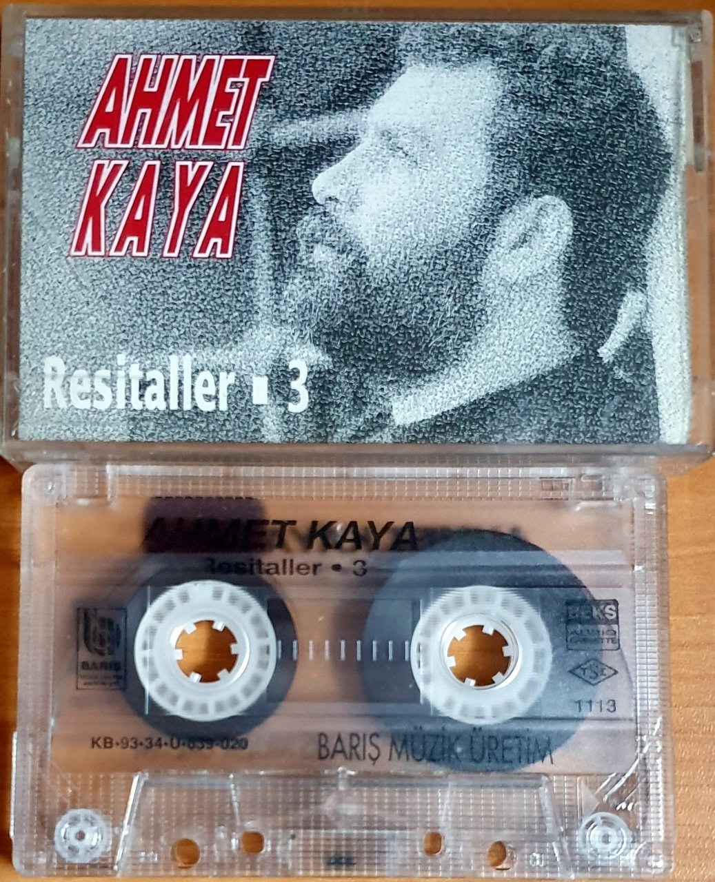 AHMET KAYA - RESİTALLER 3 (1993) - KASET BARIŞ MÜZİK 2.EL