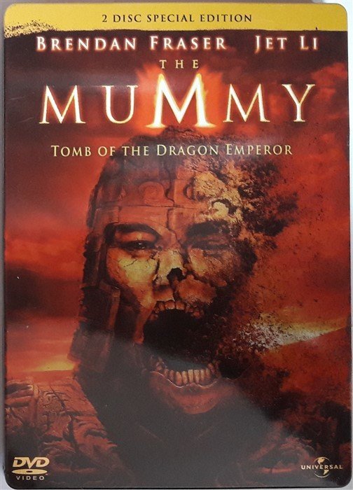 THE MUMMY TOMB OF THE DRAGON EMPEROR - MUMYA EJDER İMPARATORU'NUN MEZARI - BRENDAN FRASER - JET LI - STEELBOOK METAL KUTU 2DVD 2.EL