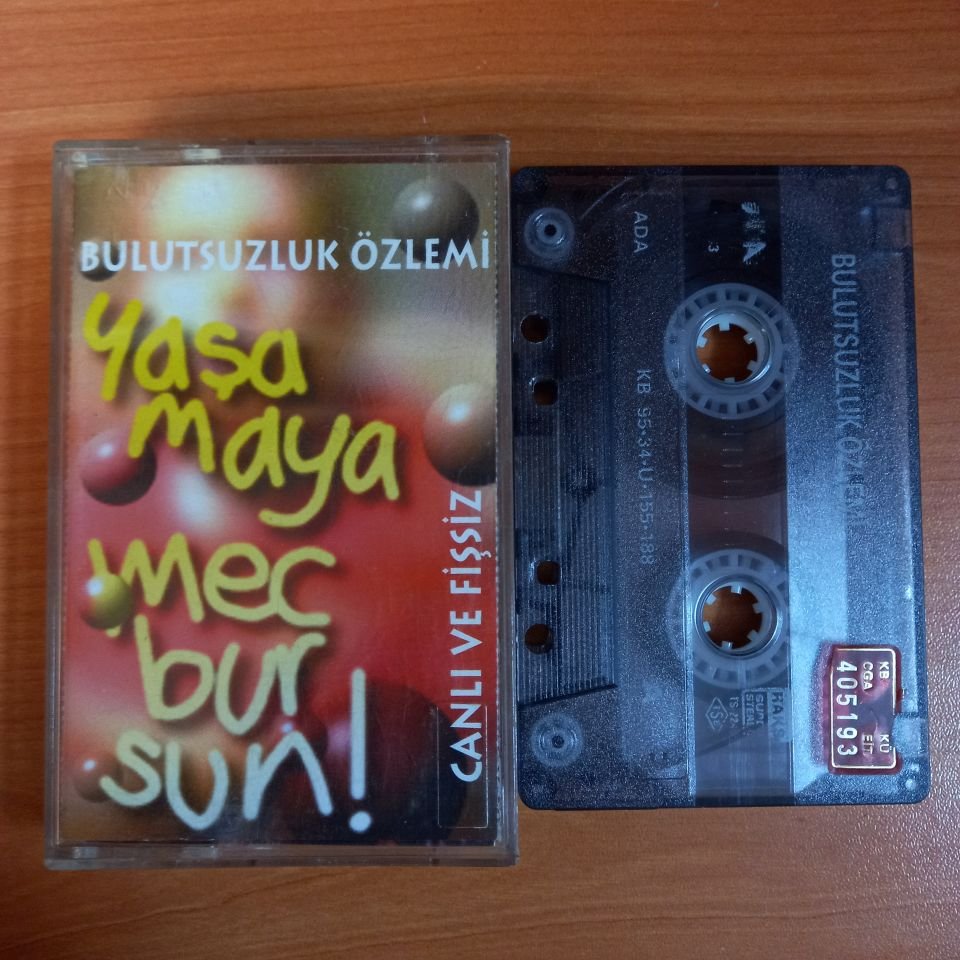 BULUTSUZLUK ÖZLEMİ - YAŞAMAYA MECBURSUN / CANLI VE FİŞSİZ (1995) - KASET 2.EL