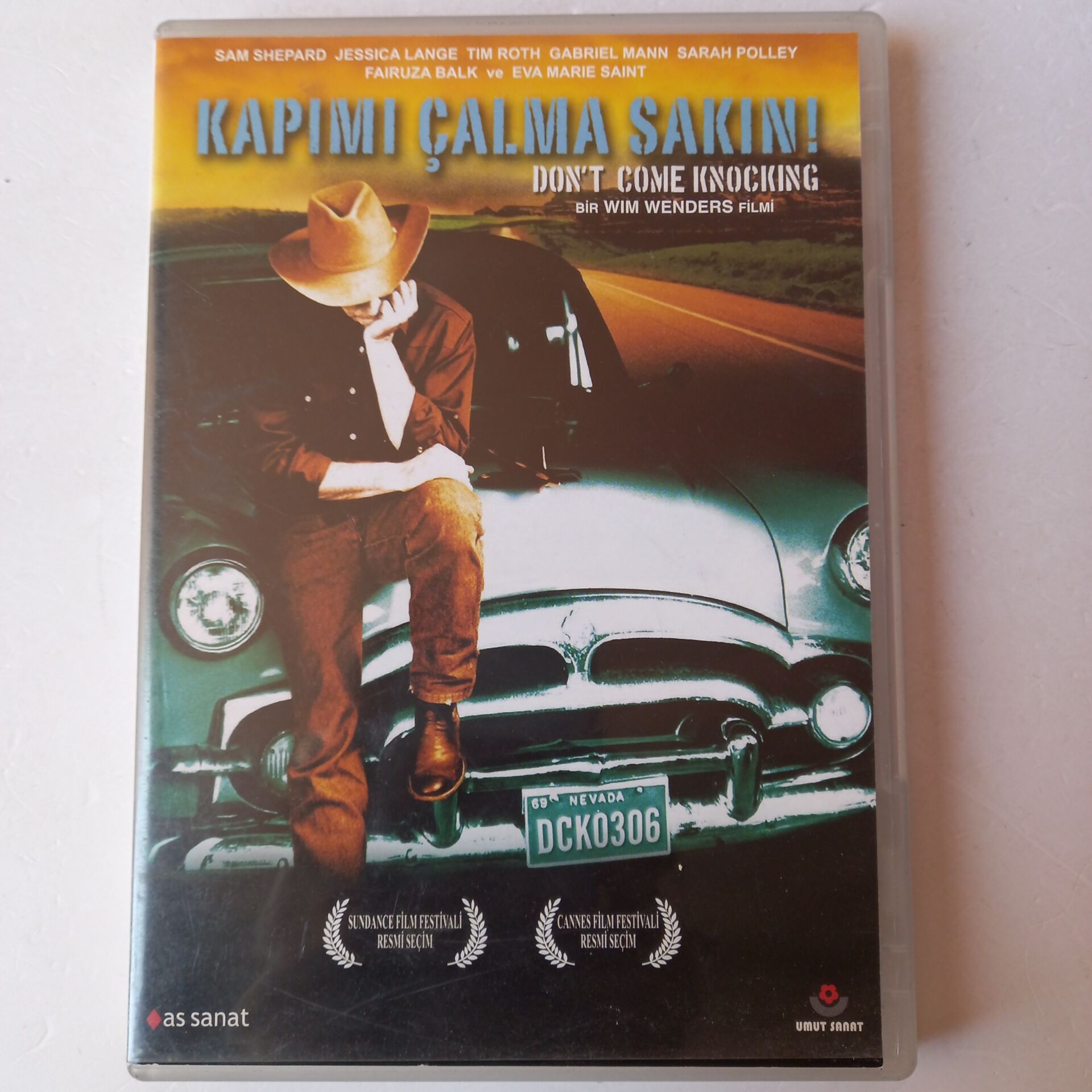 KAPIMI ÇALMA SAKIN / DONT COME KNOCKING - WIM WENDERS - DVD 2.EL