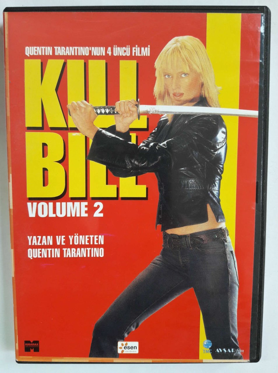 KILL BILL VOLUME 2 - UMA THURMAN - MICHAEL MADSEN - DAVID CARRADINE - QUENTIN TARANTINO - DVD 2.EL
