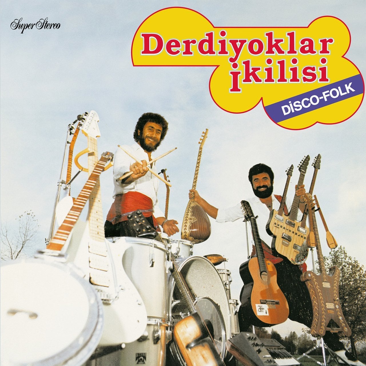 DERDİYOKLAR İKİLİSİ - DİSCO FOLK (1984) - LP 2017 PHARAWAY SOUNDS EDITION SIFIR PLAK