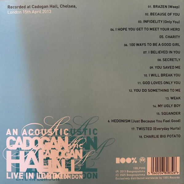 SKUNK ANANSIE - AN ACOUSTIC LIVE IN LONDON (2013) - 2LP 2025 BLUE+GREEN COLOURED EDITION SIFIR PLAK