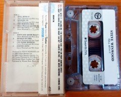 STEVE WINWOOD - ROLL WITH IT (1988) TOPKAPI CASSETTE MADE IN TURKEY ''USED'' PAPER LABEL