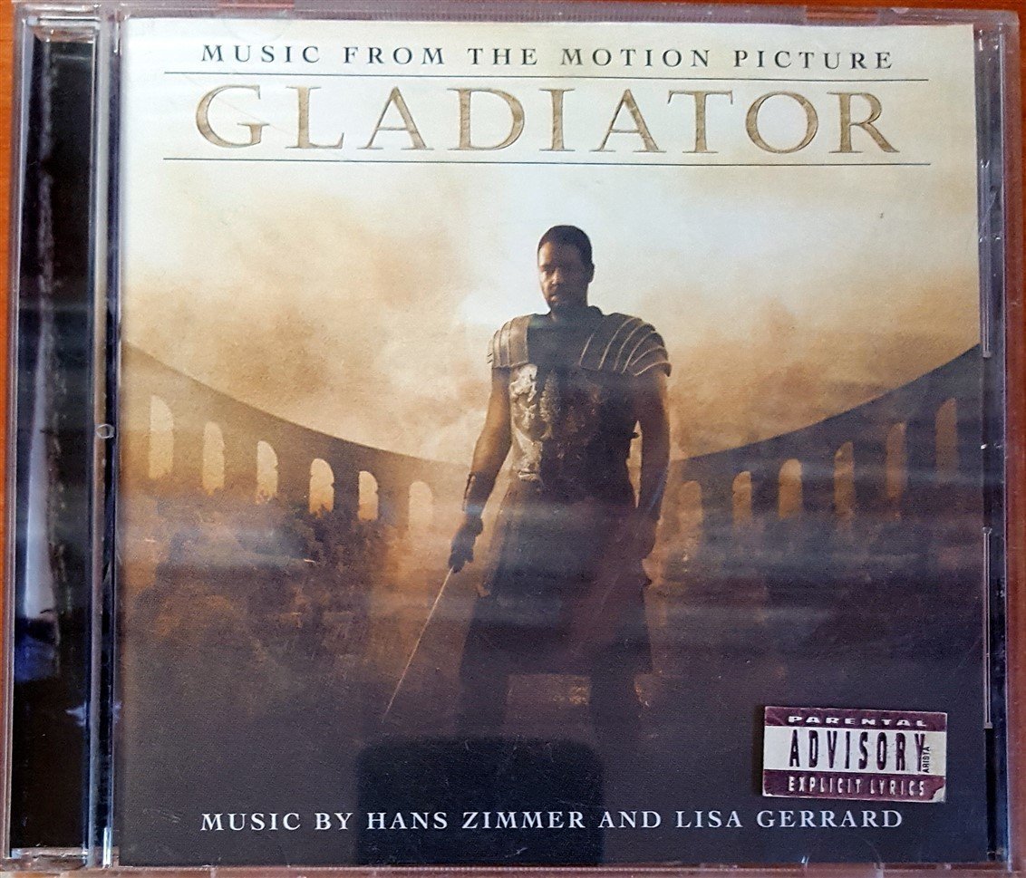 GLADIATOR OST - MUSIC BY HANS ZIMMER & LISA GERRARD (2000) MADE IN GERMANY / DECCA CD 2.EL