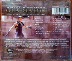 GLADIATOR OST - MUSIC BY HANS ZIMMER & LISA GERRARD (2000) MADE IN GERMANY / DECCA CD 2.EL