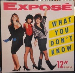 EXPOSÉ - WHAT YOU DON'T KNOW (1989) - 12'' MAXI SINGLE VINYL PLAK 2.EL