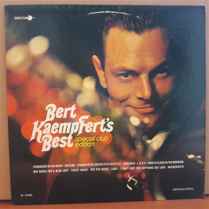 BERT KAEMPFERT - BEST  SPECIAL CLUB EDITION - LP 2.EL PLAK
