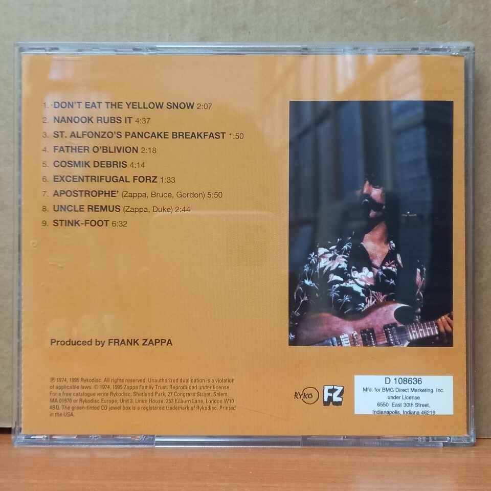 FRANK ZAPPA - APOSTROPHE (') - CD 2.EL