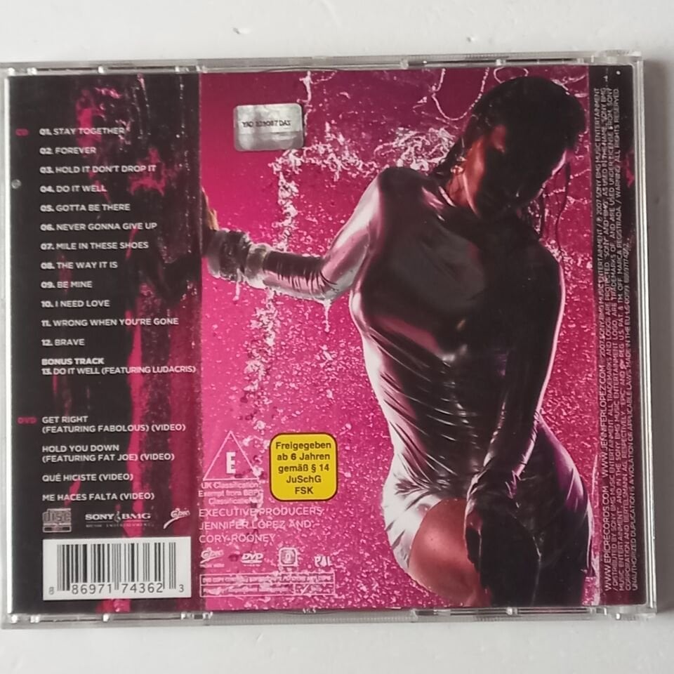 JENNIFER LOPEZ – BRAVE / DELUXE EDITION (2007) - CD + DVD 2.EL